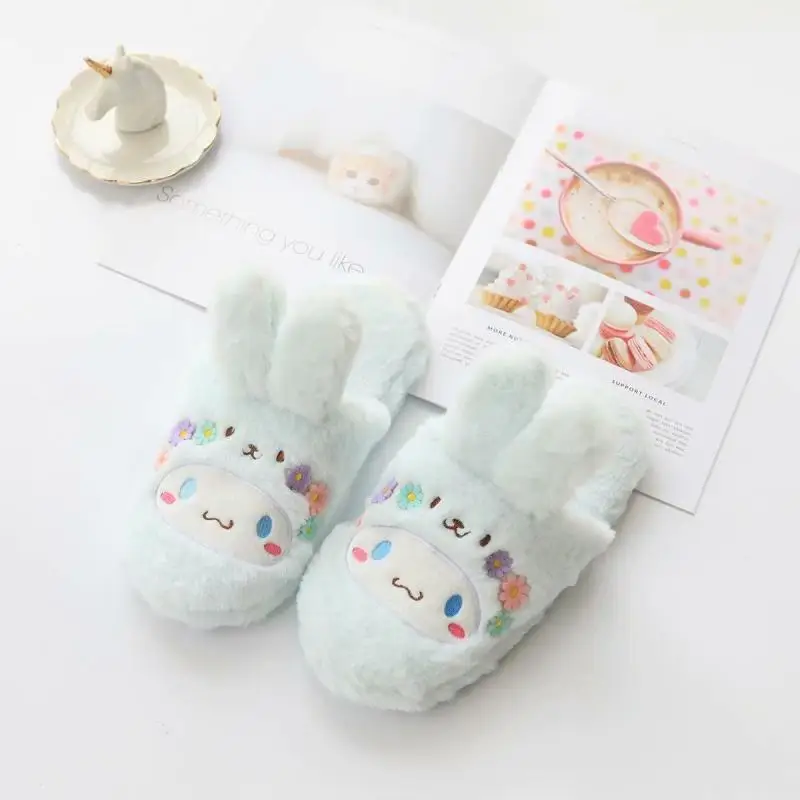Stellalou Gelatoni Shelliemay/зимние домашние тапочки; кукольные игрушки; мягкая кукольная обувь; подарок для детей; Рождественский подарок;#3351 - Цвет: Красный