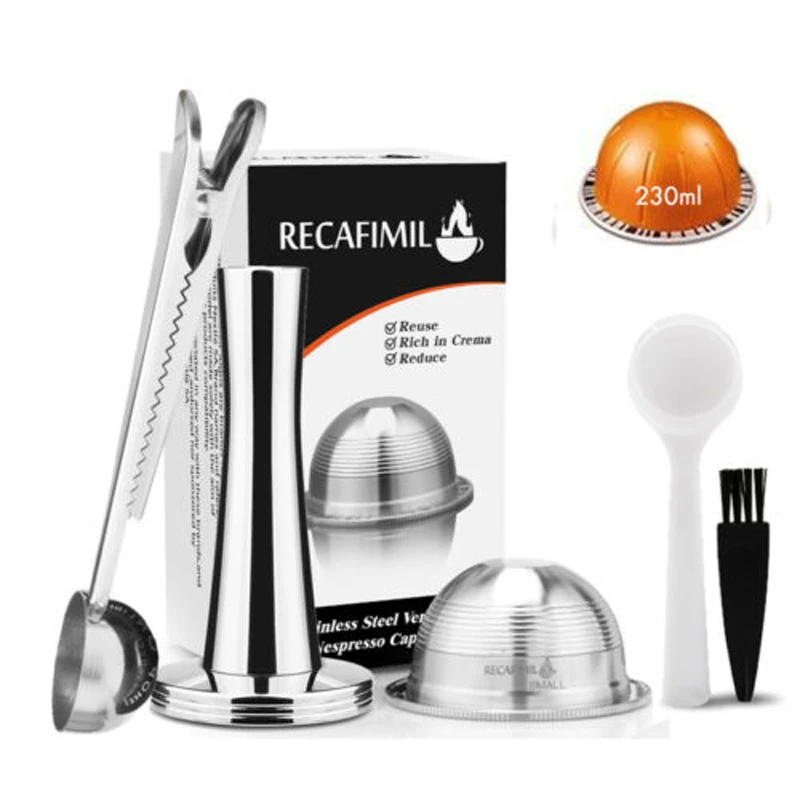 Многоразовая ложка-кисточка для капсул для кофемашин Delonghi ENV150