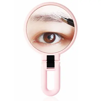 

Hot-selling cosmetic LED lock sucker bright diffused light 360-degree rotating cosmetic makeup tool 10X magnification makeup mir