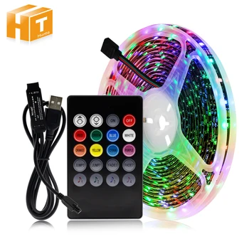 

RGB Changeable USB LED Strip 2835 Flexible LED Light Bluetooth Control / Music Control DIY LED Tape Light.