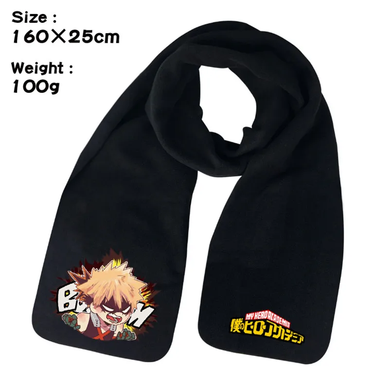 My Hero Academia Anime Winter Men Women Unisex Warm Shawl Scarf Soft Wrap Cosplay