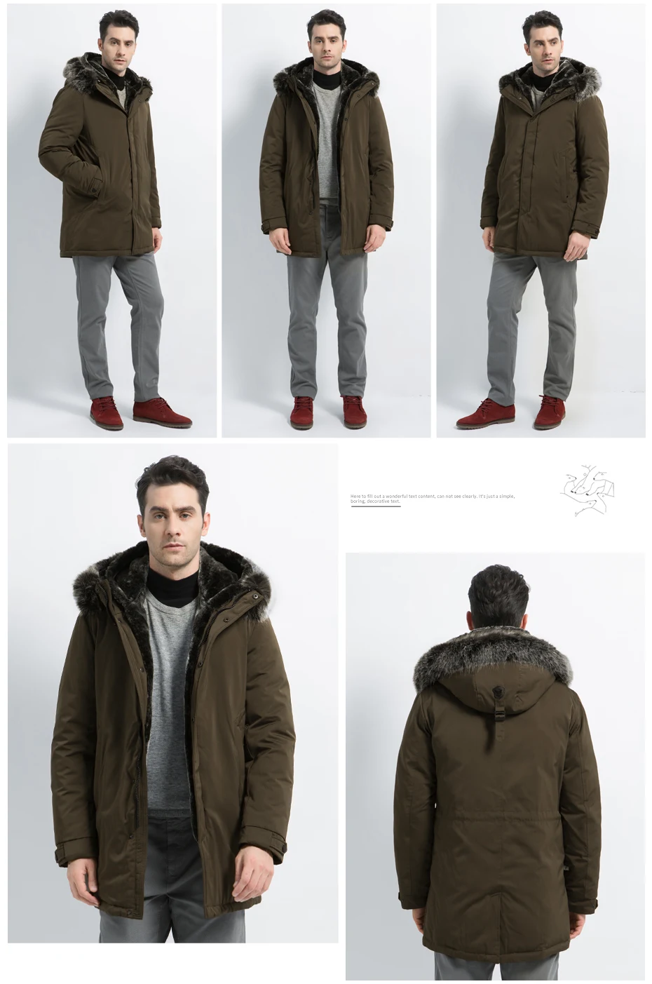 ICEbear 2019 Новая зимняя мужская куртка с капюшоном мужская куртка высокого качества Мужская одежда модная брендовая мужская куртка MWD19928D