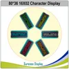 162 1602 16X2 Character LCD Module Display Screen LCM Red/Green/Blue/White/Orange/Yellow on FSTN Negative Black Background ► Photo 1/3