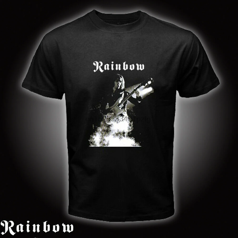 Радужная черная футболка Ritchie Blackmore для гитаристов размер S M L XL 2XL 3XL |