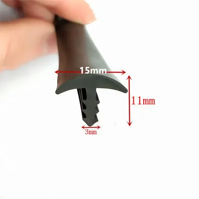 Guarnizione A U Sigillata Per Bordi - 3,28 Piedi, Flessibile | Per Porte, Vetro, Acciaio | Anticollisione - Foto 7