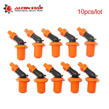 

Alconstar-10pcs Universal Motorcycle Ignition Spark Plug Cap For GY6125/ CG125 ATV DIRT Pit BIKE MOTORCYCLE Quand Buggy