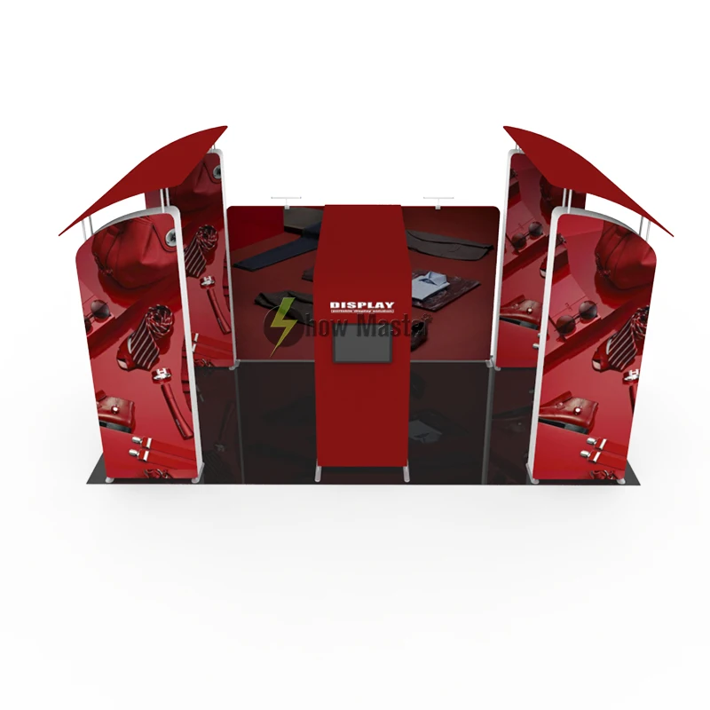 10x20ft заказной Печатный стенд портативное выставочное оборудование выставочный стенд