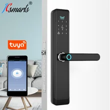 

Biometric Wifi door lock, smart electronic lock, fingerprint door lock, security smart lock and Tuya APP unlock
