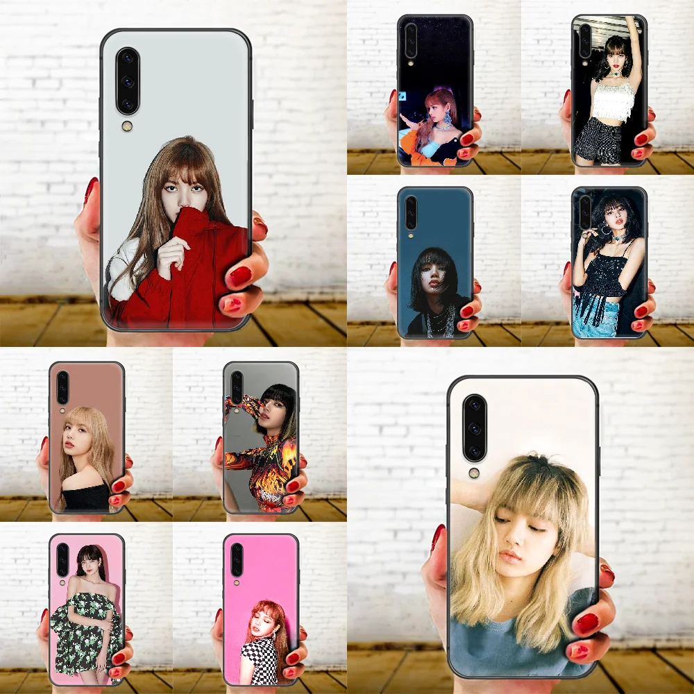 Чехол для телефона BLACKPINKs LISA чехол Samsung Galaxy A10 A20 A30 E A40 A50 A51 A70 A71 J 5 6 7 8 S черный Задний