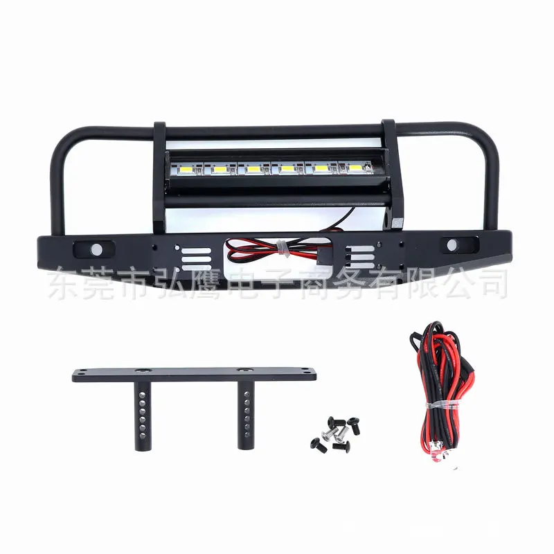 Новые продукты дикой природы переднего бампера TRX4 Scx10 90046 90047 металлический передний для предупреждения столкновений переднего бампера