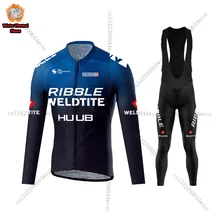 Maillot de ciclismo de montaña con ribbble Weldtite, Conjuntos de ropa de ciclismo de Invierno, HUUB, Polar térmico, 2021