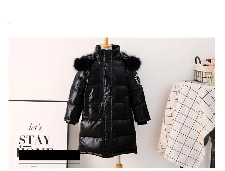 Jaqueta para Meninos Meninas com Capuz Adolescentes de Algodão Crianças Inverno Brilhante Cabolsas Quentes Unisex Parkas Outerwear 4 6 8 10 12 13yrs 2022 13 com capuz para meninos e meninas 4