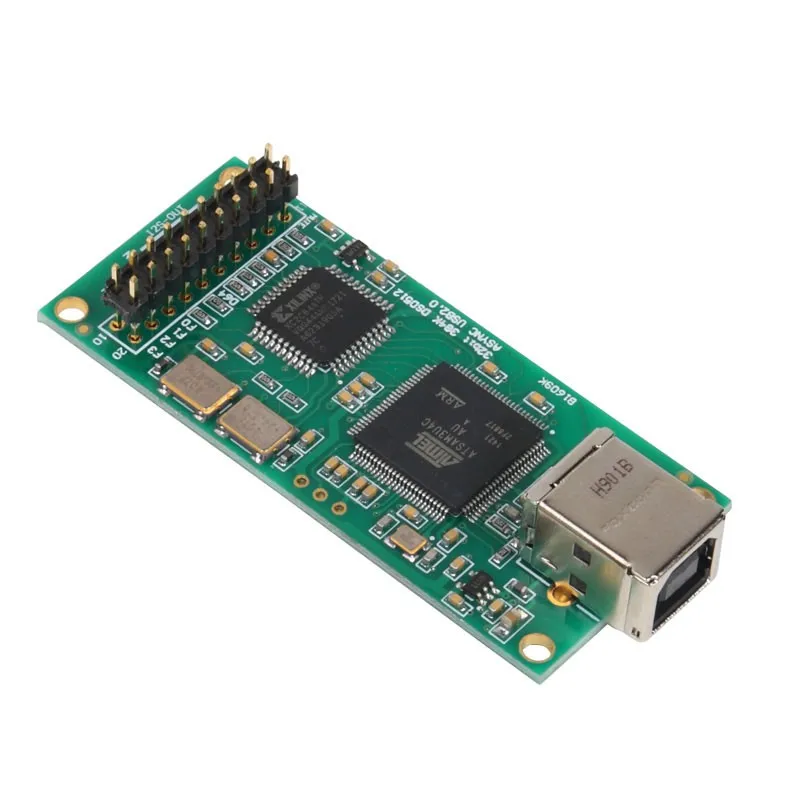 Цифровой интерфейс USB ies SPDIF DSD256 выход подходит для Amanero Интерфейс черный XMOS версия - Цвет: Green PCB