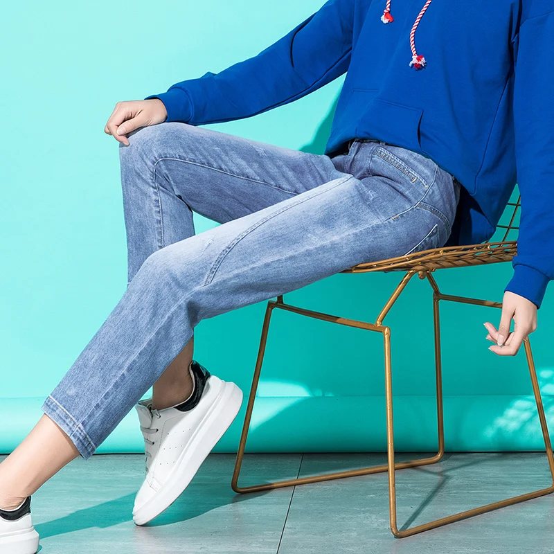 

2019 Women Harem Blue Jeans Denim High Waist Pants Casual Pocket Pants Ankle Length Streetwear Summer Vintage Skinny Trousers