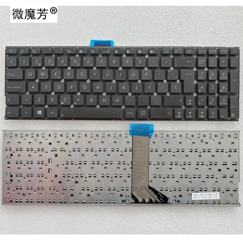 Испанская клавиатура SP для ноутбука ASUS X554L X554LI X554LN X554LP X554 X503M Y583L F555 W519L A555 K555 X555 |