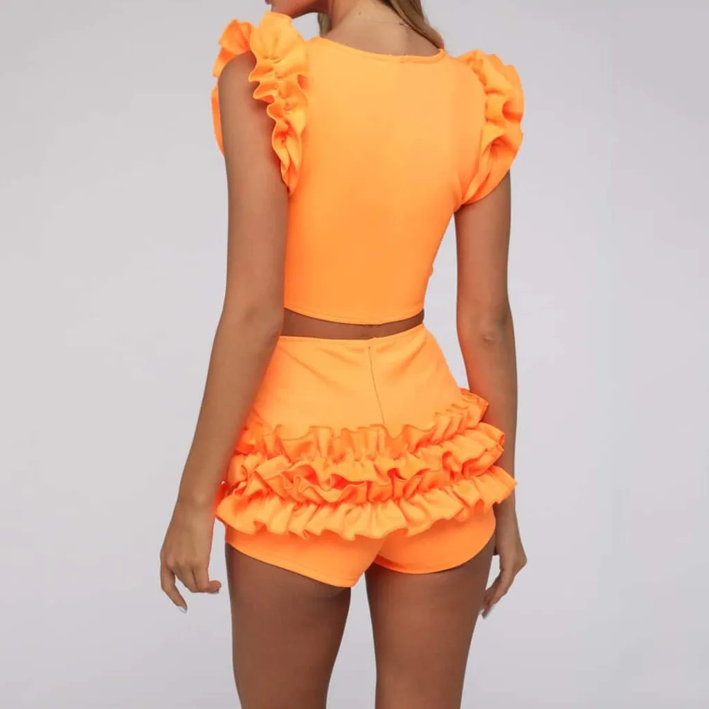 JAYCOSIN, женский бюстгальтер из двух частей, сексуальный, однотонный, короткий рукав, для купания, женский бюстгальтер, Летнее белье, пляжная одежда, высокая талия, 19Dec10