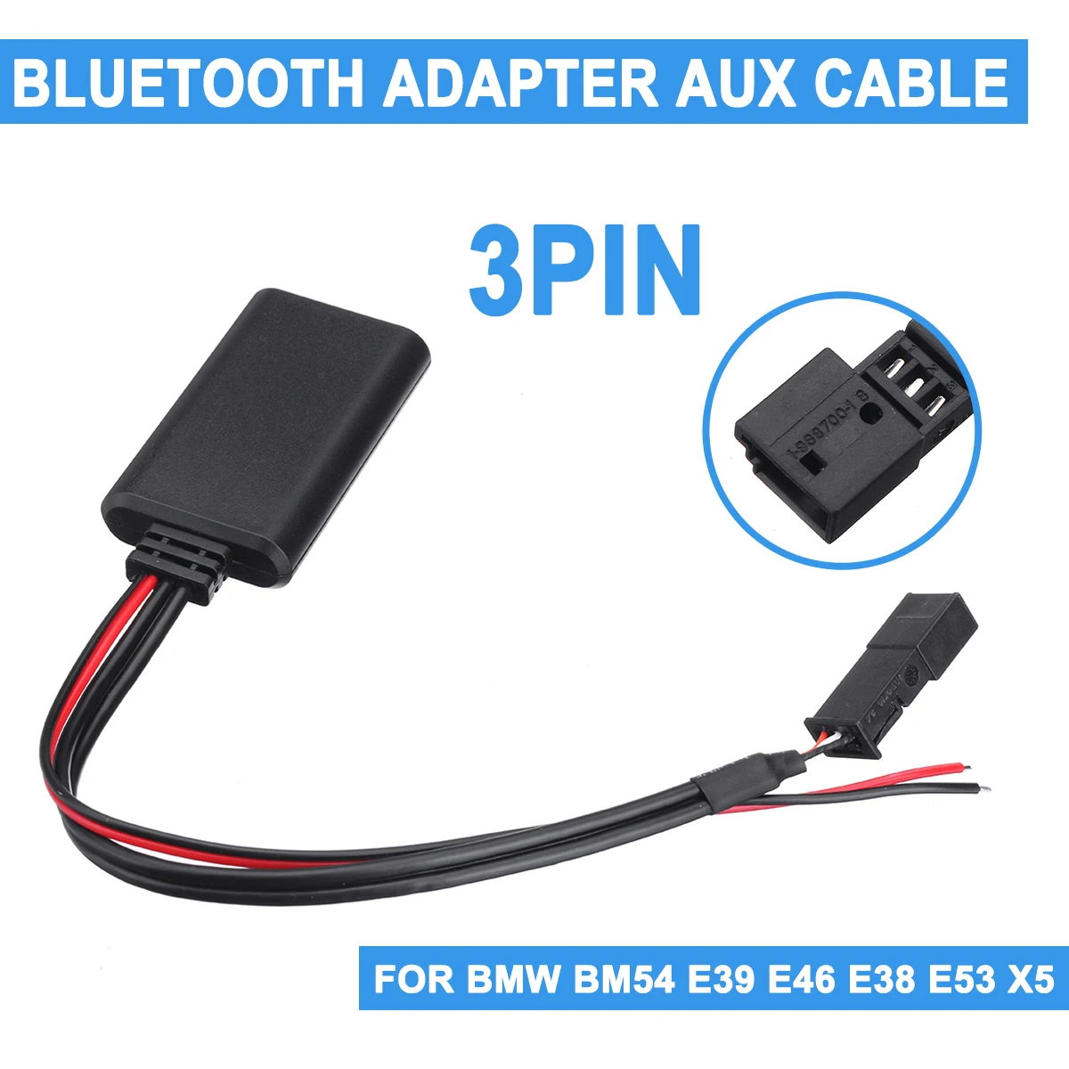 Автомобильный модуль bluetooth для BMW BM54 E39 E46 E38 E53 X5 AUX вход аудио радио адаптер 3