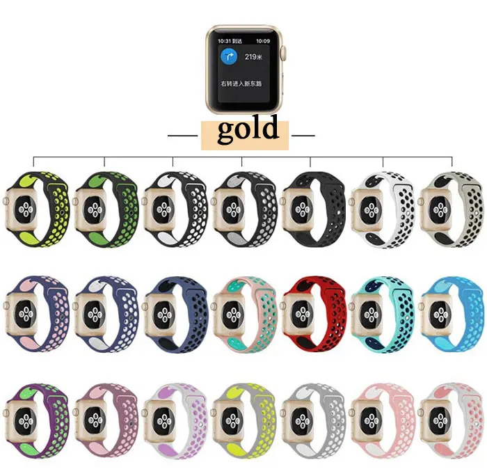 Спортивный ремешок для часов для apple watch группа 4 5 44 мм 40 мм correas, 42 мм, 38 мм, версия наручных часов iwatch, браслет series 5/4/3/2/1 силиконовый ремешок для часов с резиновой лентой
