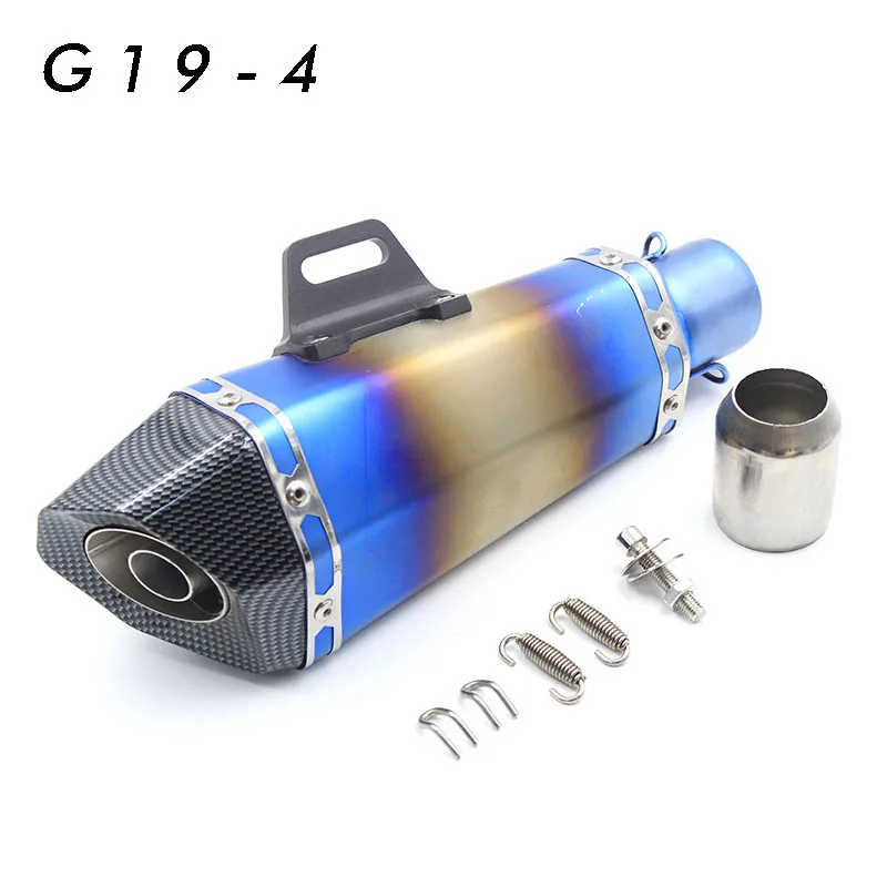 Мотоциклы Выхлопной Трубы Универсальный Akrapovic для FZ1 R6 R15 R3 ZX6R ZX10 Z900 1000 CBR1000 GSXR1000 650 K7 K8 K11 R1 Байк