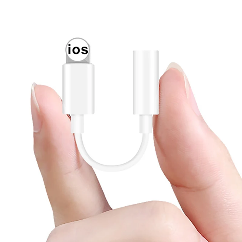 

Support all IOS Systems Headphone Adapter For iPhone 7 8 X XR XS Adapter For Lightning Female To 3.5mm Male Jack Cable Converter