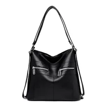 

Casual Korean Fashion Aesthetic Trend Large Handbag Women'S Leather Hobo Big Black Shopper Tote Bag Mommy Travel Shoulder Ladis