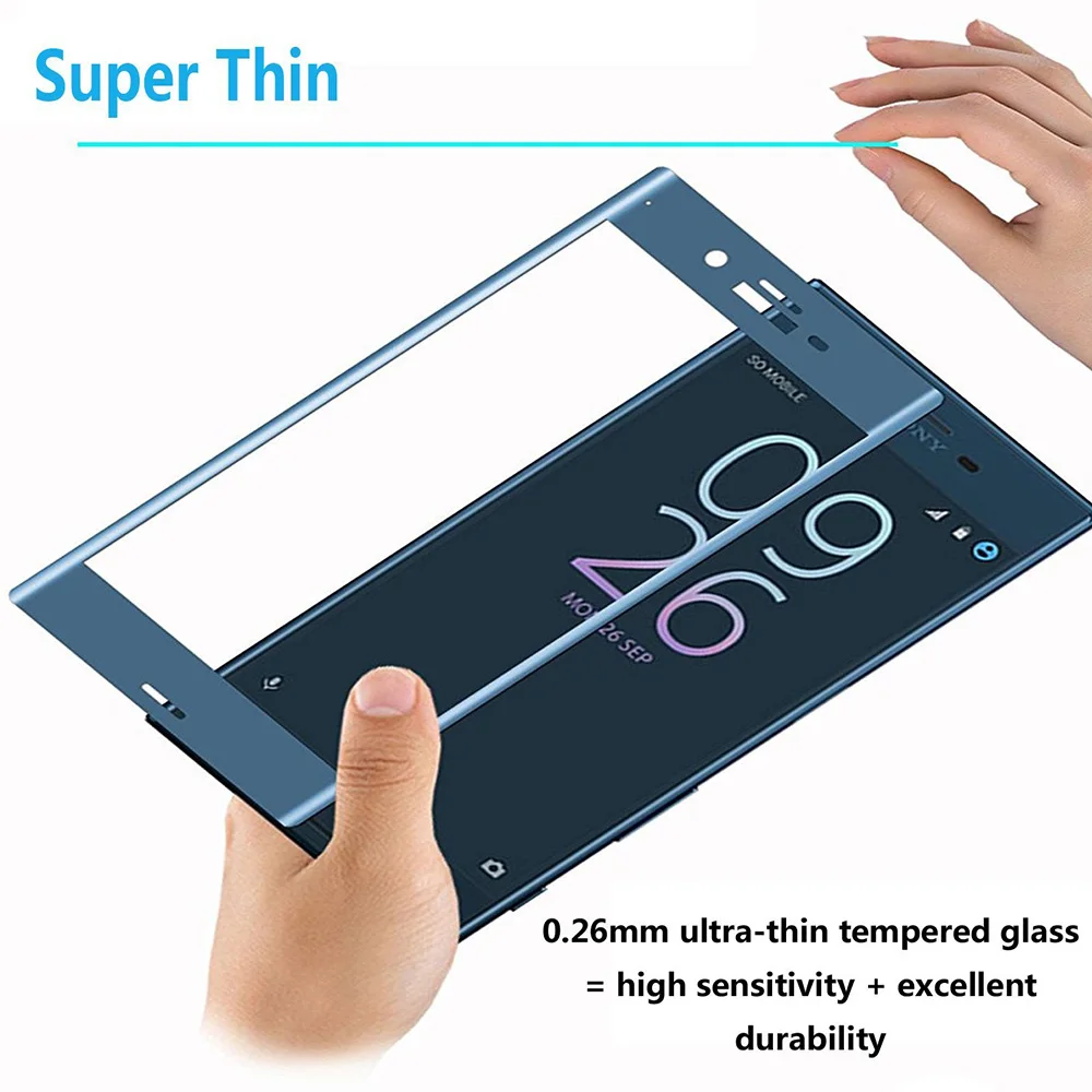 Защитное стекло BBSW закаленное для Sony Xperia XZ Dual 9H 3D полное покрытие Защита экрана