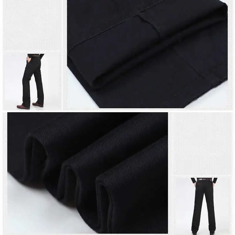 Men Suit Pants Fashion Boutique Cotton Solid Khaki Official Business Wedding Dress Trousers