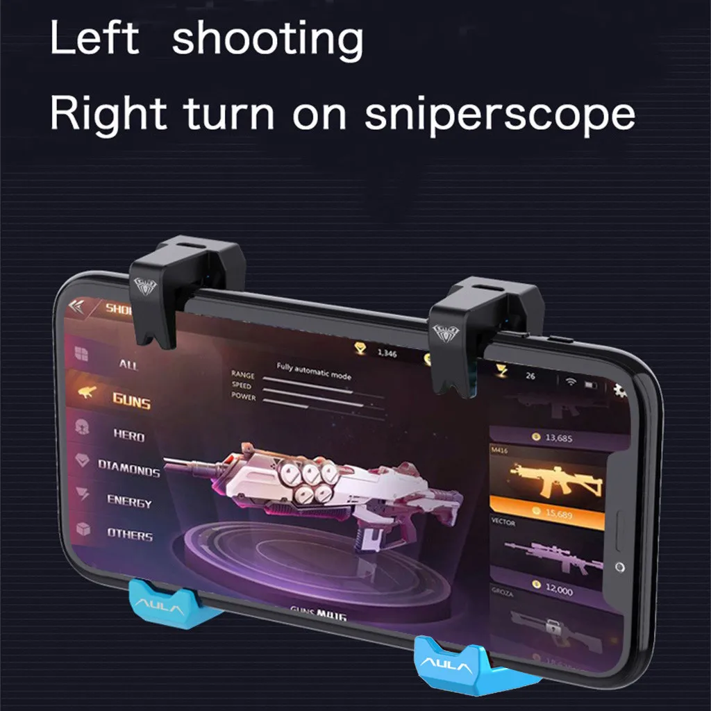 Capair-Gaming con gatillos para teléfonos móviles, Gamepad con gatillos para Android, iOS, videojuegos divertidos, completo, #1