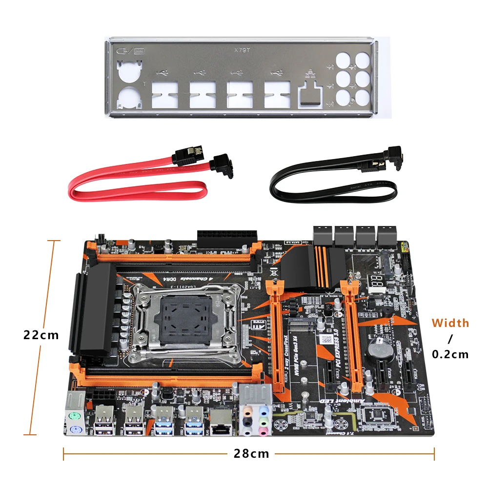 X99 motherboard LGA2011-3 Xeon E5 V3/V4 CPU