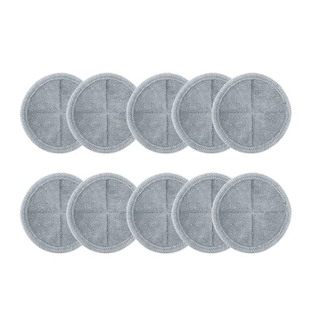 

10Pc Round Mopping Pads for Dyson Vacuum Cleaner 18.6CM Mop Cloth Replacement Cleaning rag Accessories