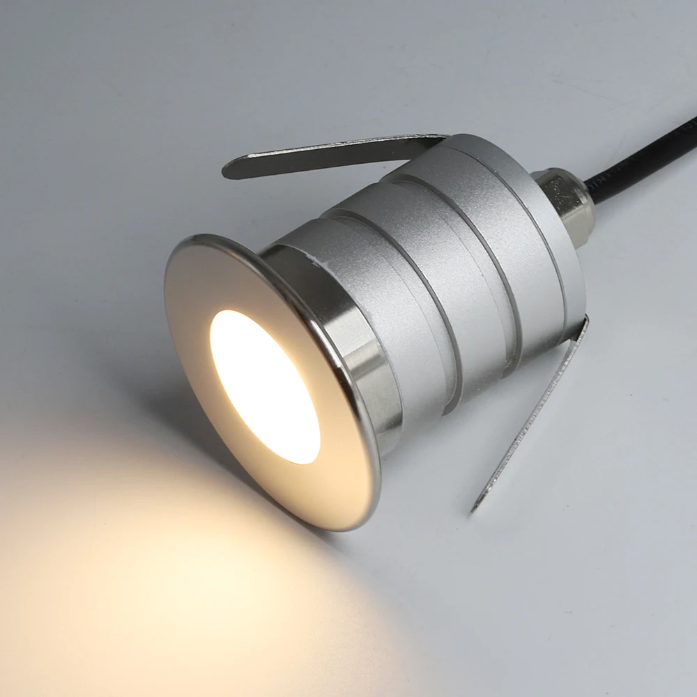 Tanie IP67 wodoodporny 12-24V światło podziemne 3W wpuszczane LED światło pokładowe zewnętrzna lampa sklep