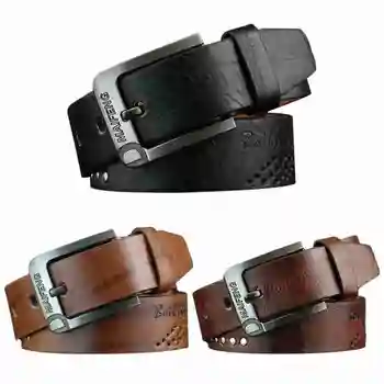 

Men Belt Wearing In Daily Life For Males Special Design Top Quality Pin Buckle New Fashion Vintage Waistband