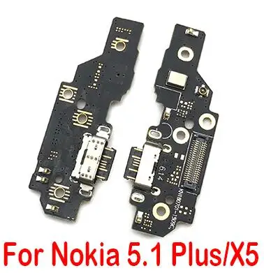 For Nokia X5 Зарядное устройство черз порт USB разъем док-порт микрофон гибкий кабель плата для Nokia 1 2 3 5 6 7 8X5X6X7 ремонт - Цвет: For Nokia X5