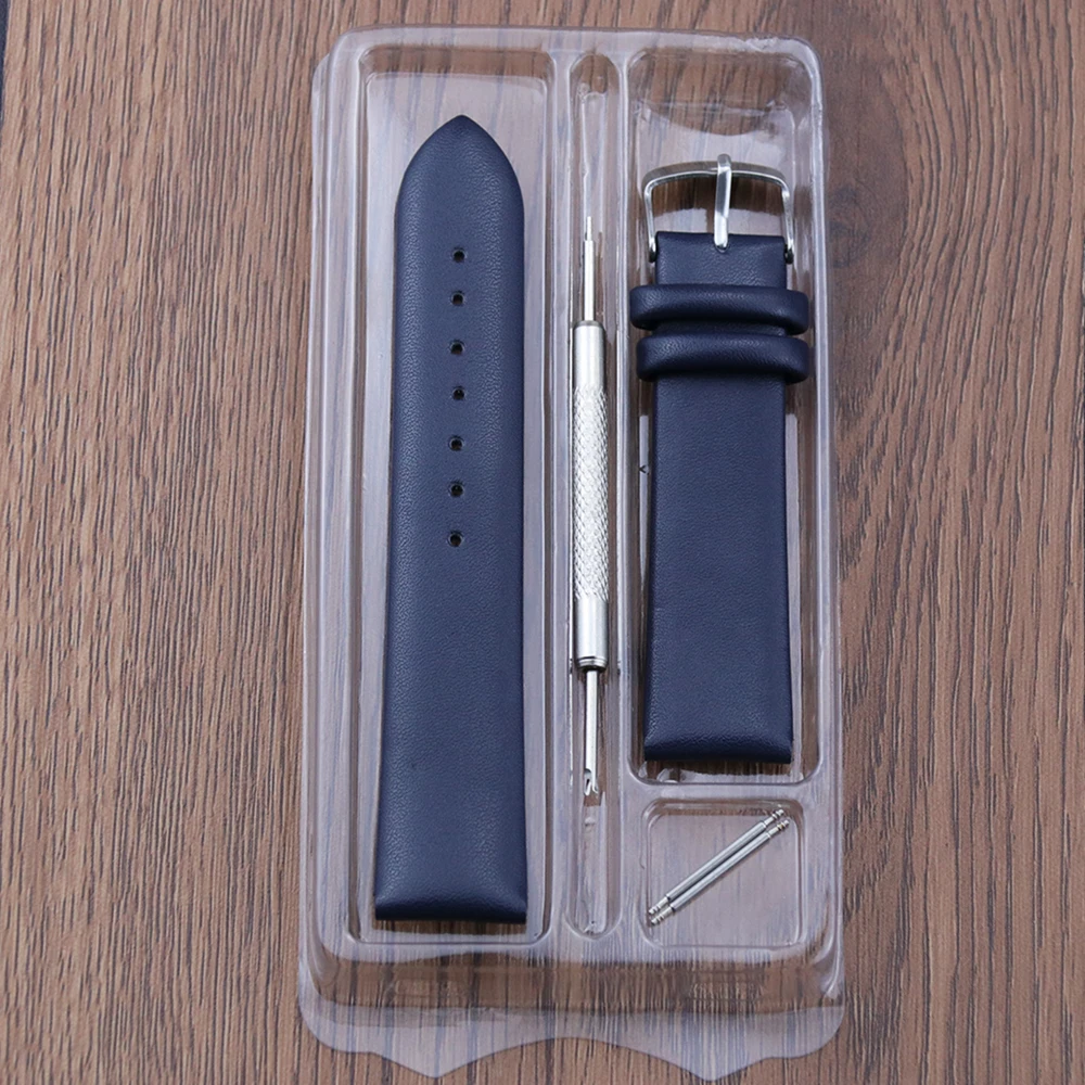 Premium Genuine Leather Watch Strap - Various Sizes Available - Wholesale Packaging Included