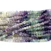 Veemake Fluorite Natural Necklace Bracelets Earrings Ring Gemstones DIY Faceted Irregular Cube Small Beads For Jewelry Making 3