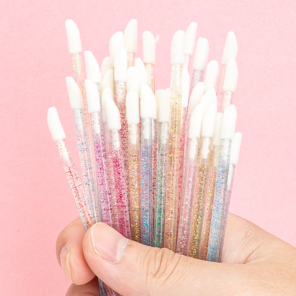 500 шт Одноразовые кисти для макияжа губ Макияж Косметический инструмент тени