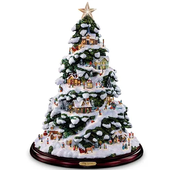 

Christmas Tree Rotating Sculpture Train Decorations Paste Window Paste Stickers Christmas Decorations for Home Pegatinas Paredes