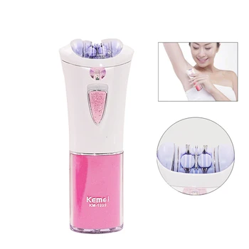 

Woman's Hair Removal Machine Electric Hair Epilator Lady Bikini Legs Shaving Trimmer Body Face Beauty Kit KM-1999