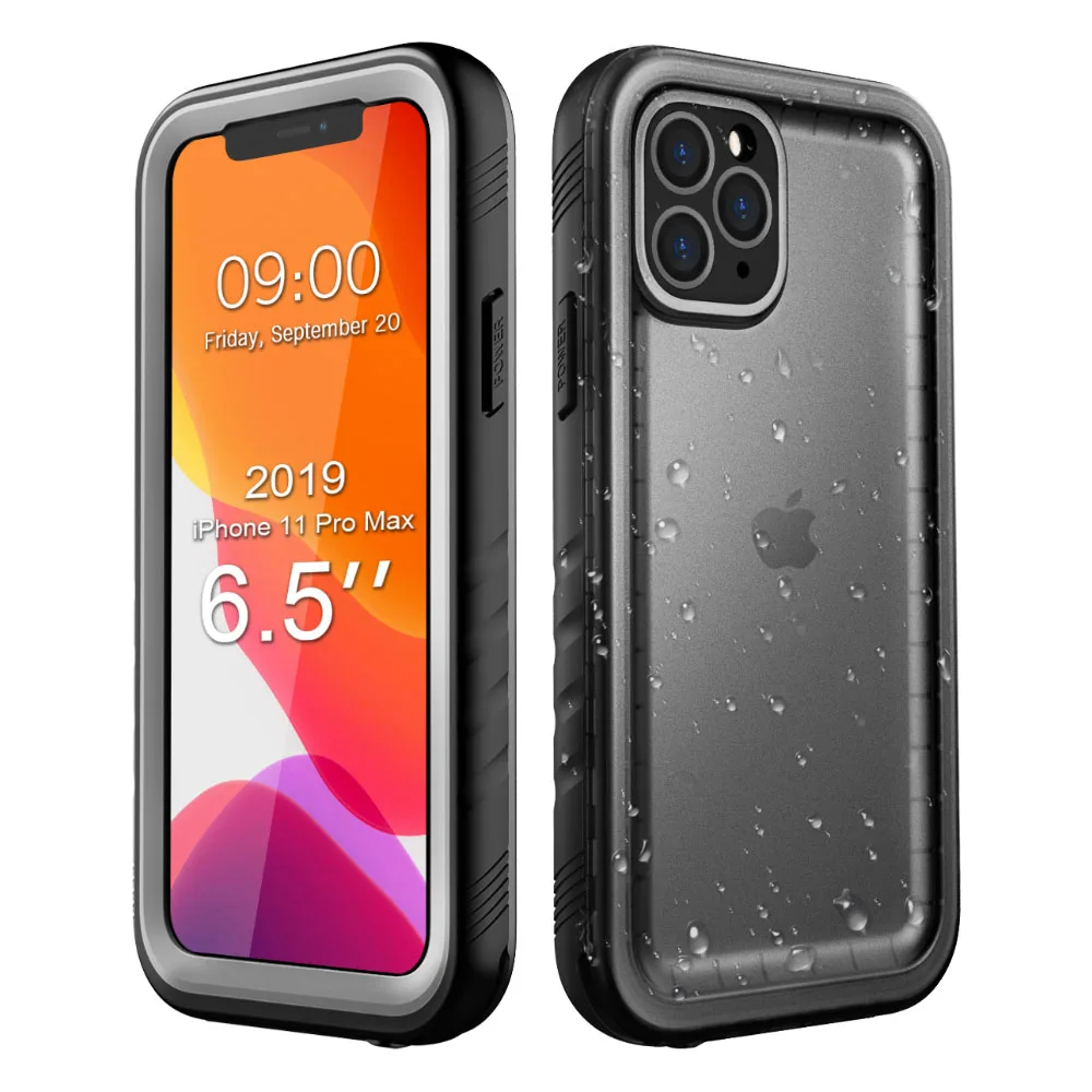 iPhone 11 Max IP68 360 градусов водонепроницаемый противоударный бампер чехол для телефона для iPhone X XS XR XS Max 8 7 6 6S 5S SE Plus защитный чехол на весь корпус - Цвет: iPhone 11 Max