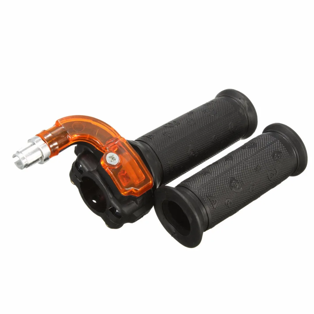 Restrictable Twist Throttle Grip Cable Set For 47 49 cc Mini Dirt Bike Quad ATV