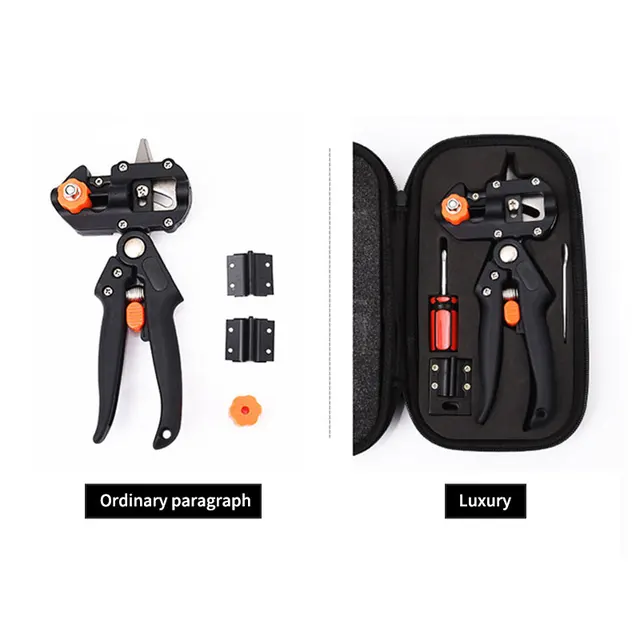 Kerti Oltó Szerszám Öltöny -Gazdálkodás Metsző Olló Gyümölcsfa Oltás Secateurs Szalaggal - Image 6