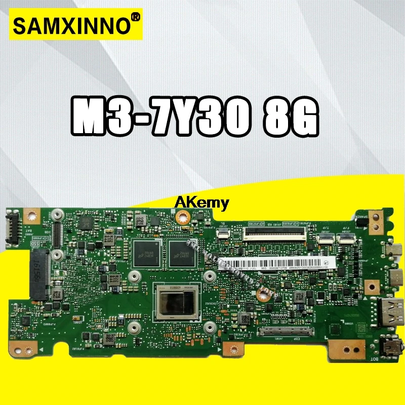 Akemy UX330CA материнская плата для ноутбука ASUS UX330CAK UX330CA UX330C материнская плата M3-7Y30 8G Оперативная память