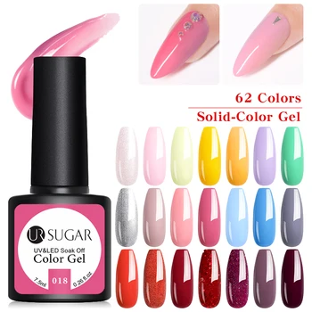 

UR SUGAR 7.5ml Matte Color Gel Nail Polish Matte Effect Soak Off UV LED Gel Varnish Red Nail Art Gel varnish DIY