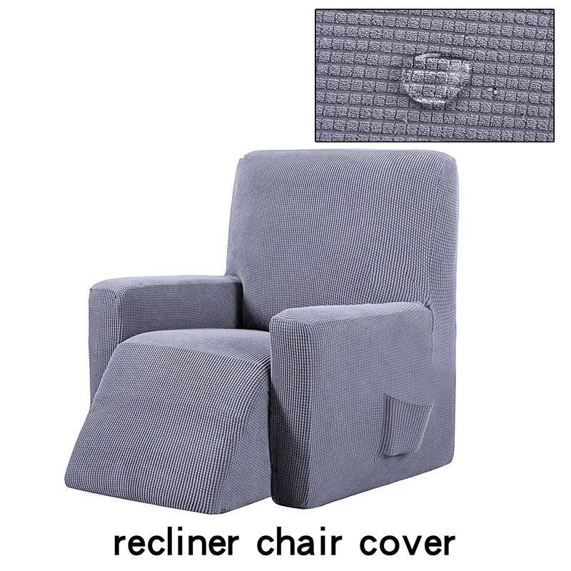 All-inclusive Stretch Recliner Chair Functional Chair Cover Waterproof Anti-skid Couch Slipcover Washable Furniture Protector 3
