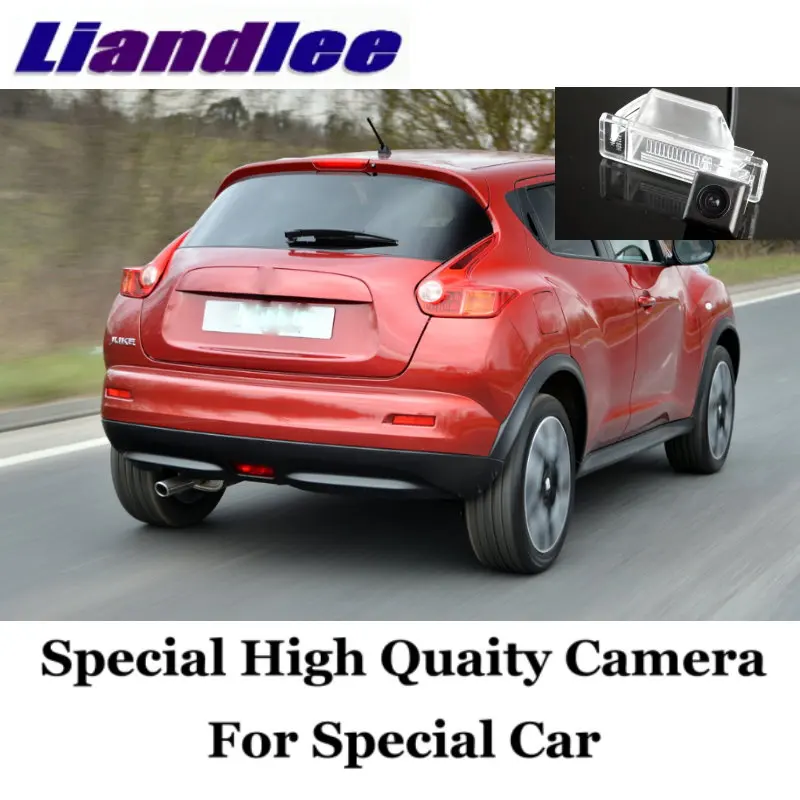 Liandlee Car Vehicle Backup Camera For Nissan Juke 2011~ Wire Night Vision Rear View Camera RCA AUX HD CCD