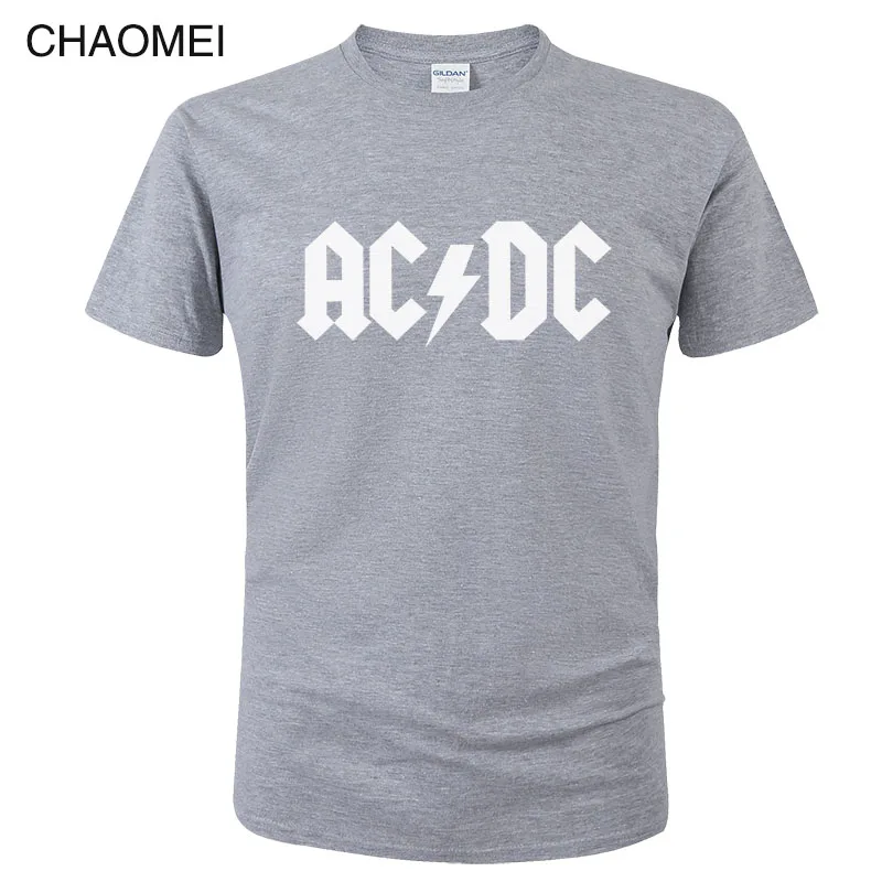 23 Camisetas AC DC хэви-метал, рок группа футболка мужские футболки AC/DC T Печать Повседневная футболка хип хоп короткий рукав хлопок топ C106 - Цвет: 23