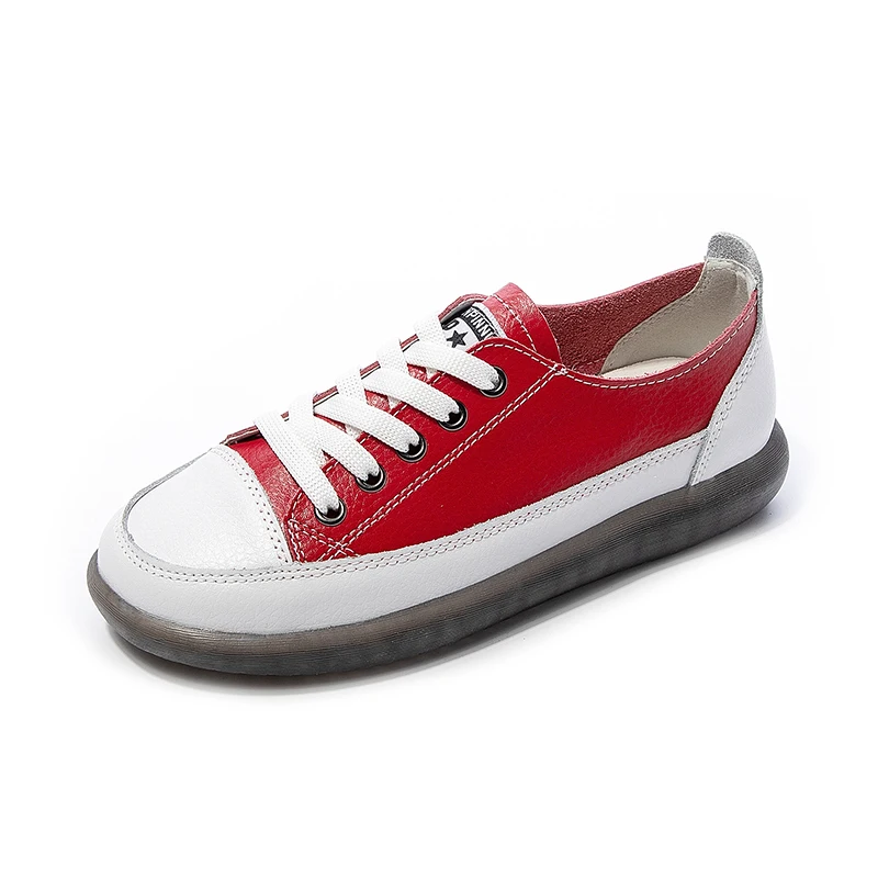 Tenis feminino zapatos mujer; коллекция года; женская обувь для тенниса; спортивная обувь; женские кроссовки; женская обувь на плоской подошве для студентов; Tenis Plataforma 7 - Цвет: Красный