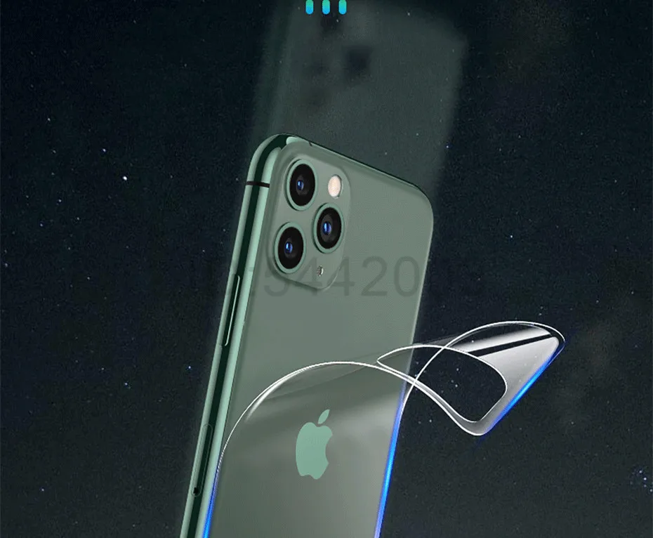 3 шт 99D Защита экрана для iPhone 11 Pro Max XR передняя+ задняя Гидрогелевая пленка для iPhone 8 6 6S 7 Plus Xs Max полное покрытие мягкая пленка