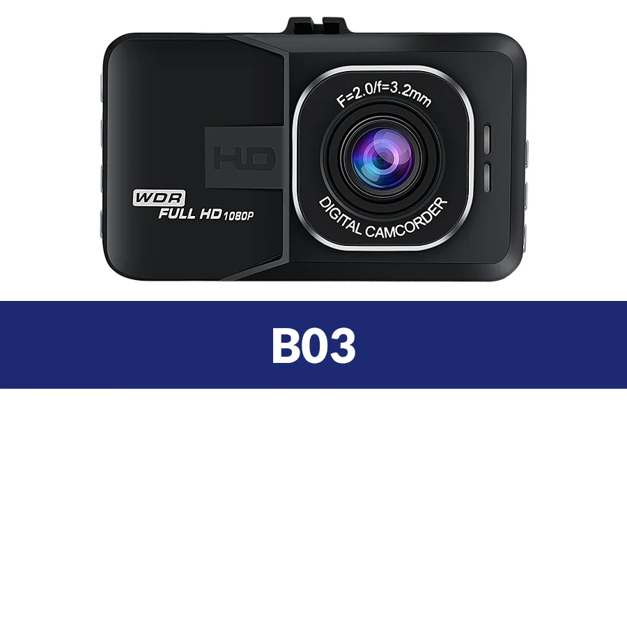 E-ACE B03 Мини Автомобильный видеорегистратор 3 дюйма FHD 1080P двойная камера объектив 170D угол видео регистратор видеокамера Dash Cam РЕГИСТРАТОР ночная версия - Название цвета: B03