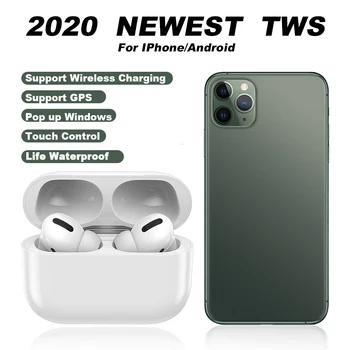

TWS Pro 3 Wireless Bluetooth Earphone Sport Airpro Smart Touch Earbuds with Case with microphone for Android IOS( Free A3 Cover)
